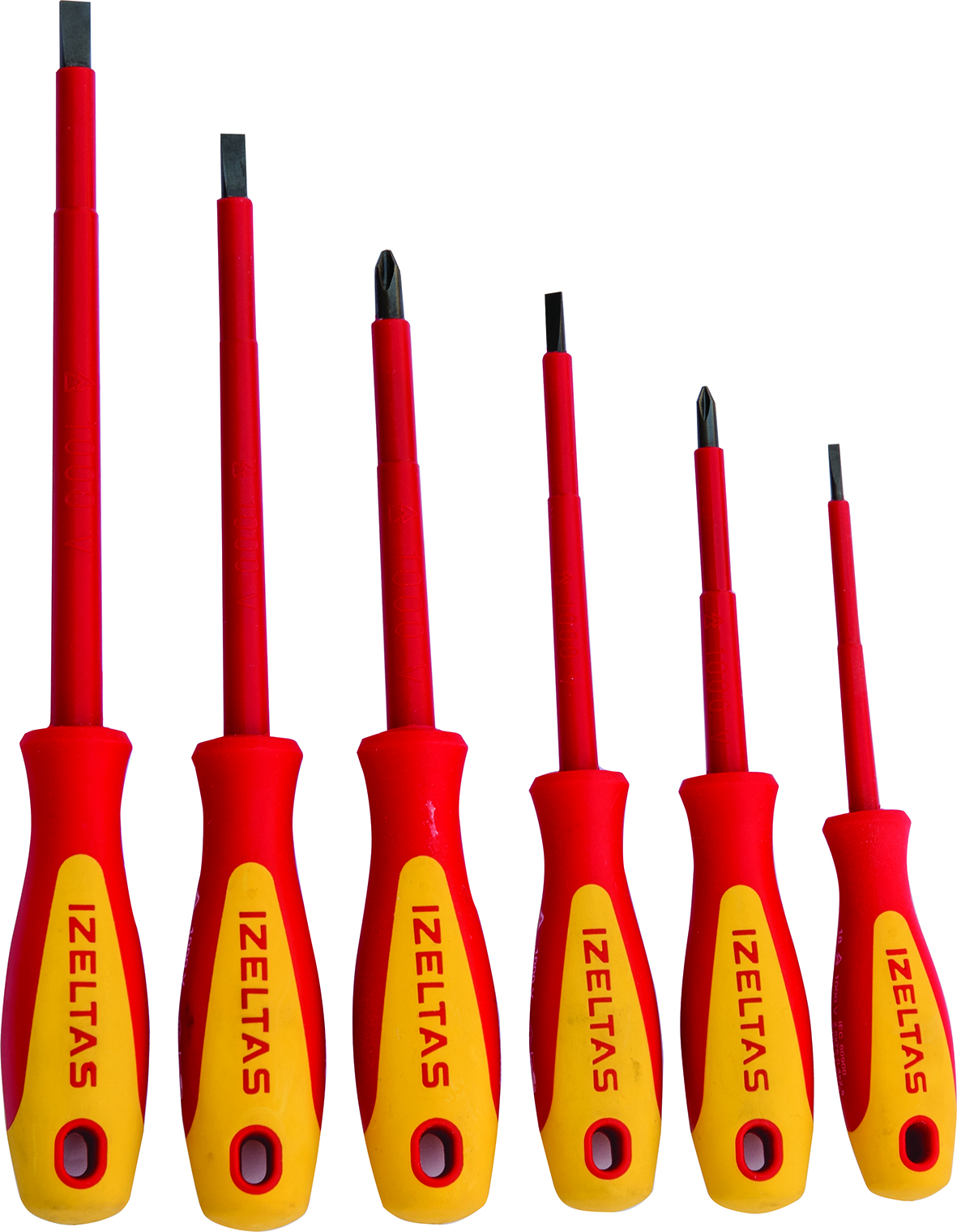 İZELTAŞ 4140009106 1000V Elektrikçi İzole Tornavida Set 6 Parça