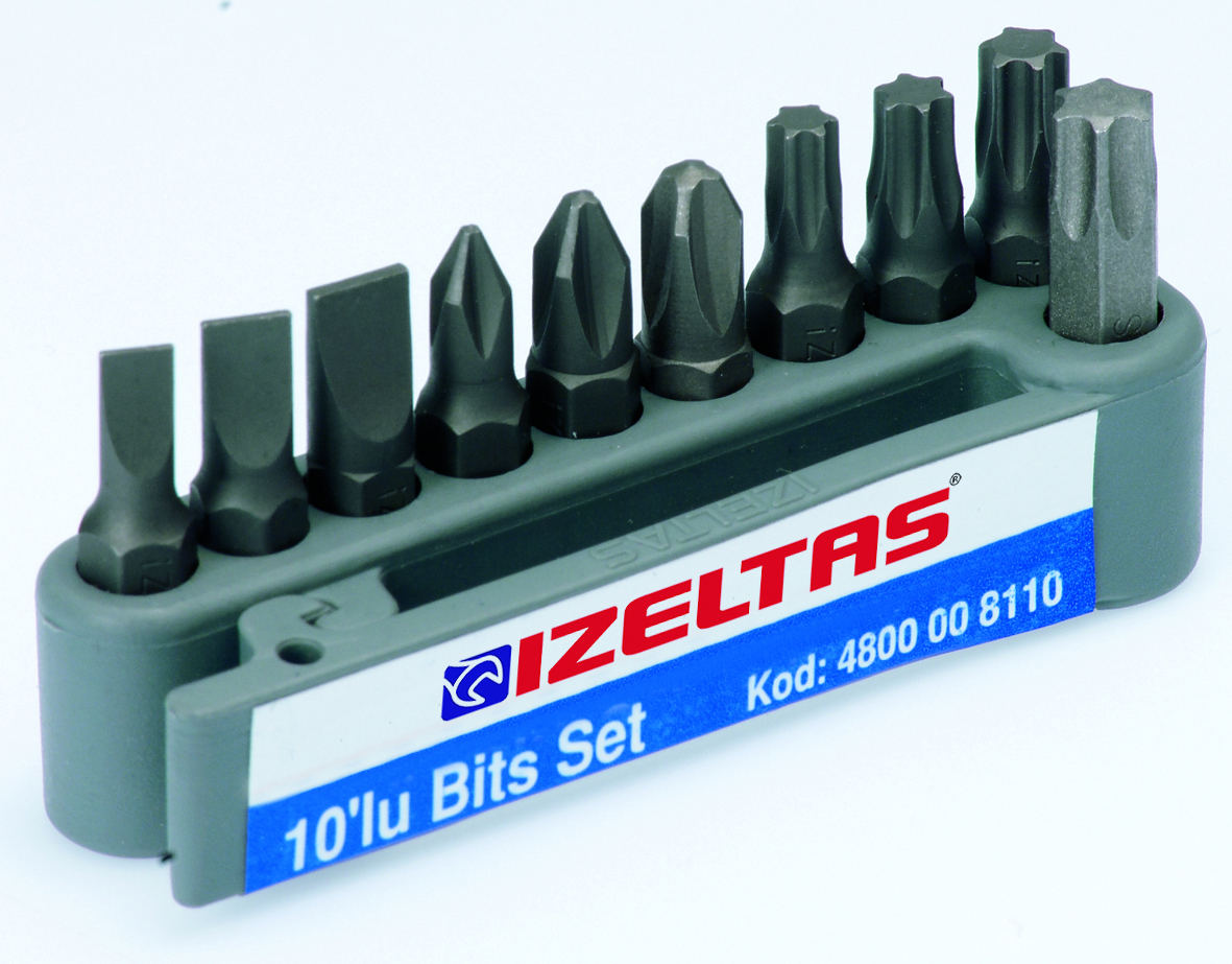 İZELTAŞ 4800008110 10'Lu Bits Set ( 25 Mm )