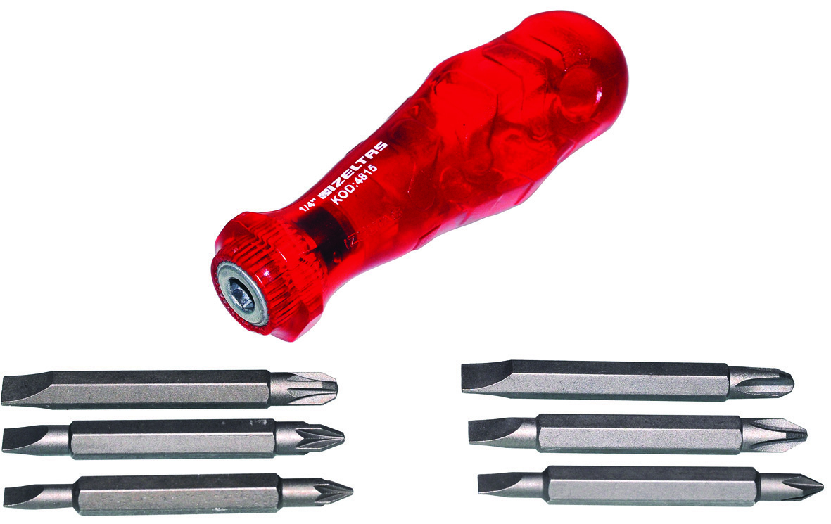 İZELTAŞ 4815006107 Değişken Bits Uçlu Tornavida Set ( 7 Parça )