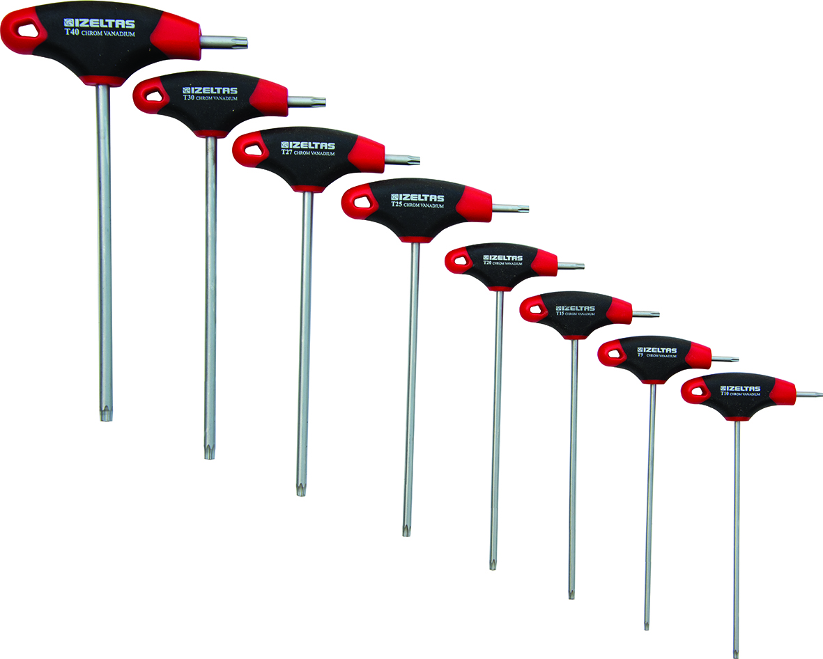 İZELTAŞ 4909008108 8 Parça T Tipi Torx Allen Takımı