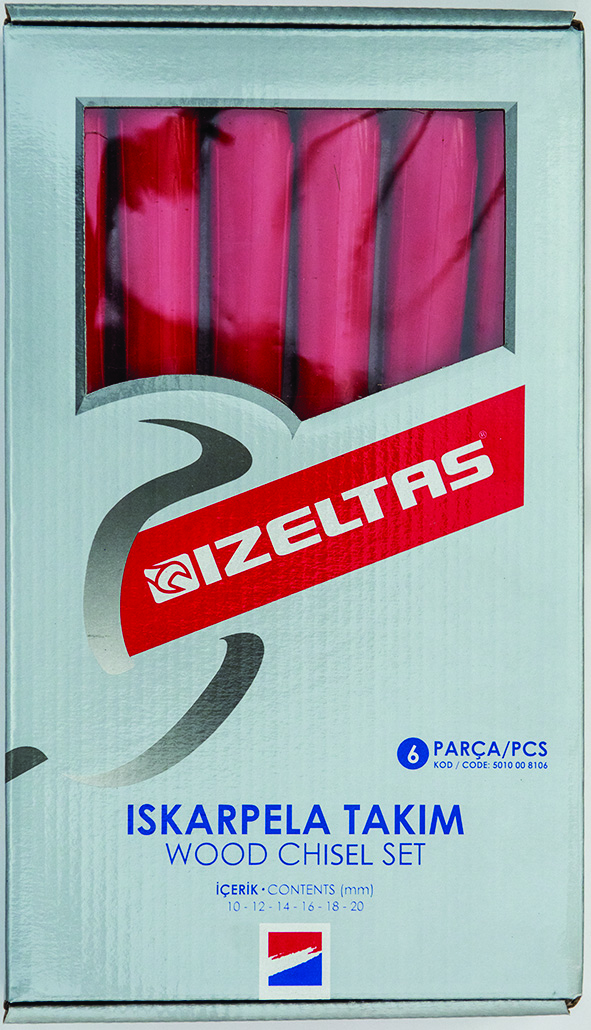 İZELTAŞ 5010008106 6 Lı İskarpela Takımı