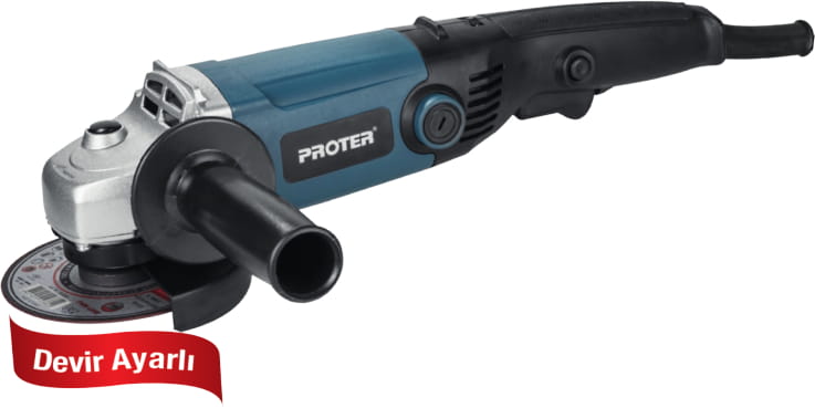 PROTER PA 1215 E Elektronik Hız Avuç Taşlama 115 Mm - 1200 W