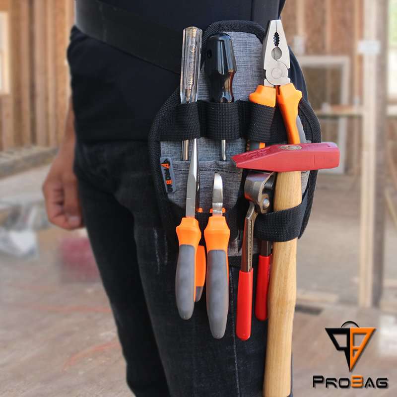 Probag PB-EBC001 Ağır Hizmet Tipi Elektronikçi Bel Çantası