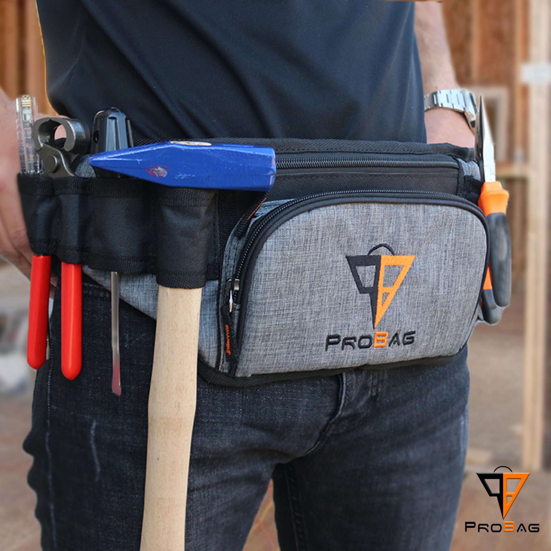 Probag PB-SBC001 Ağır Hizmet Tipi Standart Bel Çantası