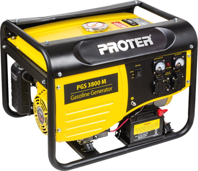 PROTER PGS 3800 M Benzinli Jeneratör Monofaze-Marşlı