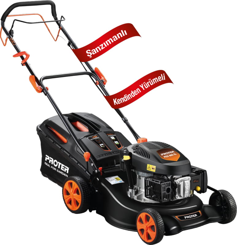 PROTER PGS 675 SL Benzinli Çim Biçme Makinesi (Şanzımanlı)