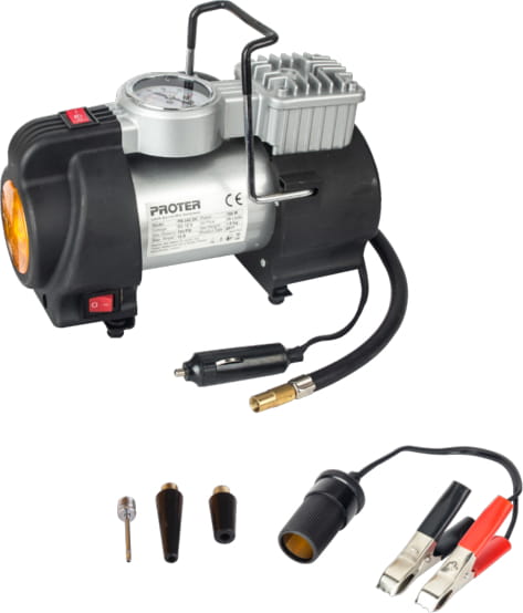PROTER PR 242 DC Lastik Şişirme Mini Kompresör 150 Psi