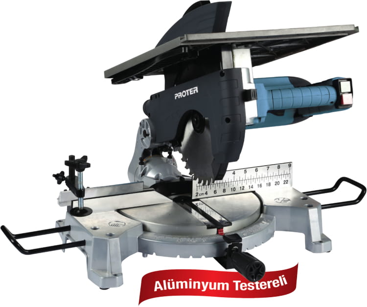 PROTER PR 255 Gönye Kesme Makinesi (Ahşap & Alüminyum)  250 Mm - 1800 W