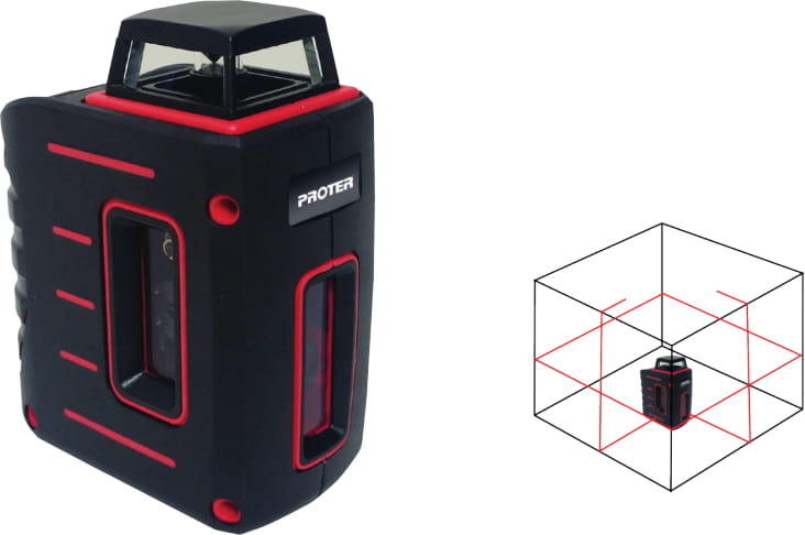 PROTER PR 363 LS Lazer 360' Şakül (360' Yatay + 2 Dikey Lazer)