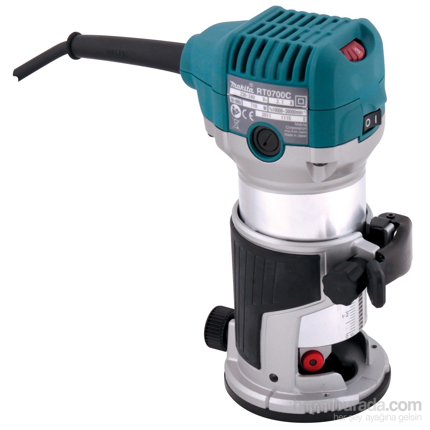 Makita RT0700C Freze 710 W (Devir Ayarlı)