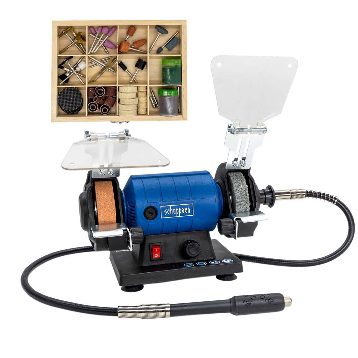 Scheppach HG35 Esnek Şaftlı Devir Ayarlı Taş Motoru