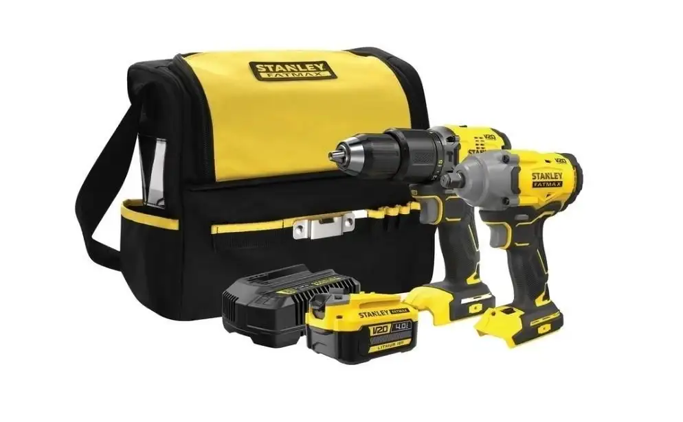 Stanley SFMCK217M1S 18V Fatmax Kömürsüz Darbeli Matkap ve Somun Sıkma Seti