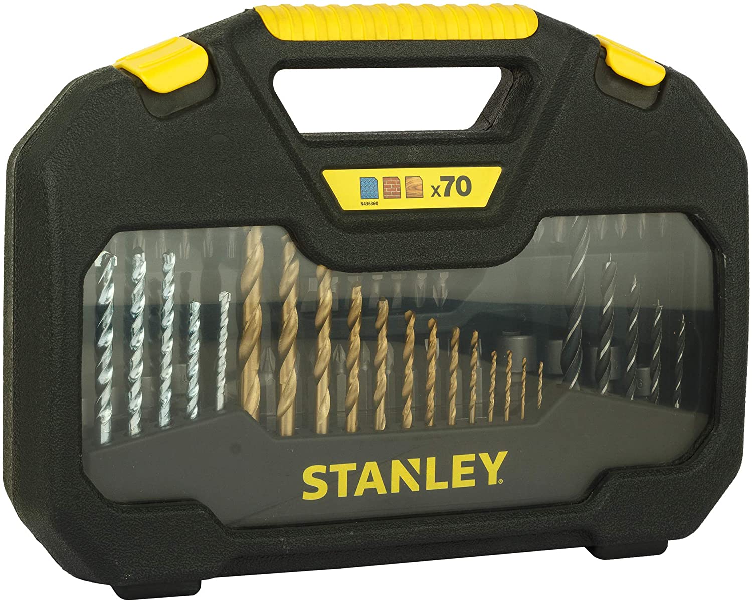 Stanley STA7184 70 Parça Vidalama ve Matkap Ucu Seti