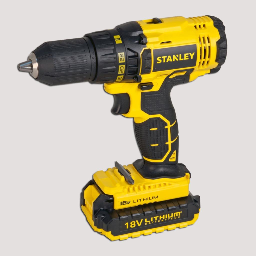 Stanley SBD710C2K Lityum Çift Akülü Kömürsüz Darbesiz Matkap 18V 1.5AH V20