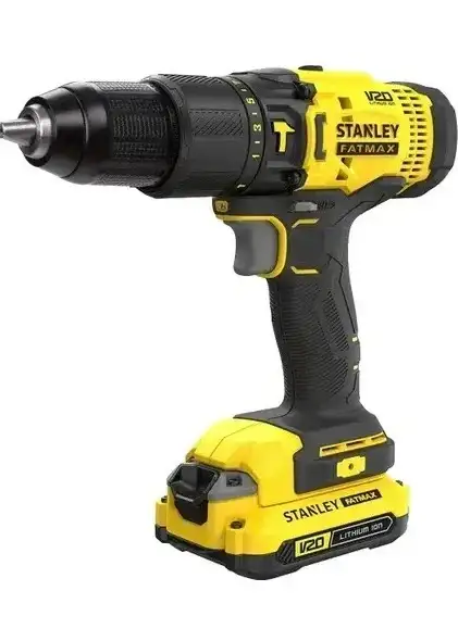 Stanley SCD718D2A 18V V20 Çift Akülü Darbeli Matkap + 83 Parça Aksesuar Kiti