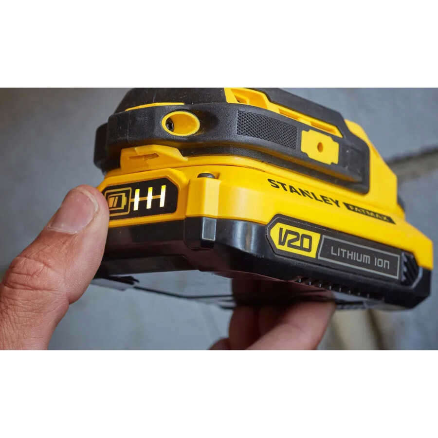 Stanley SCD718D2K V20 Çift Akülü Darbeli Matkap 18V 2.0Ah