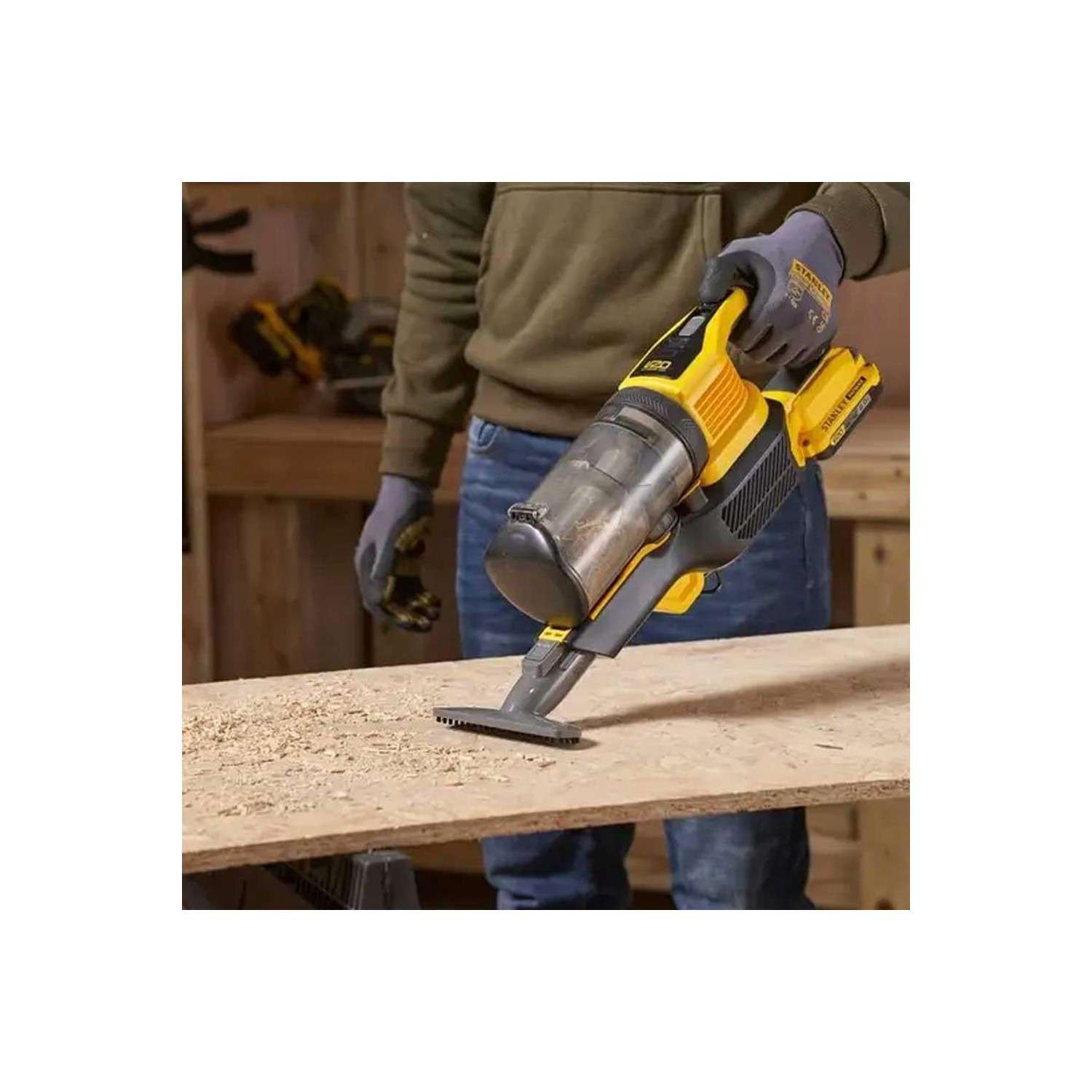 Stanley SFMCVS001D1 Kablosuz Dikey Süpürge 18V 2.0Ah