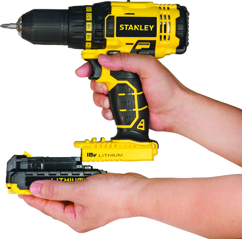 Stanley SCD201D2K 18V Lİ-ION Şarjlı Darbesiz Matkap